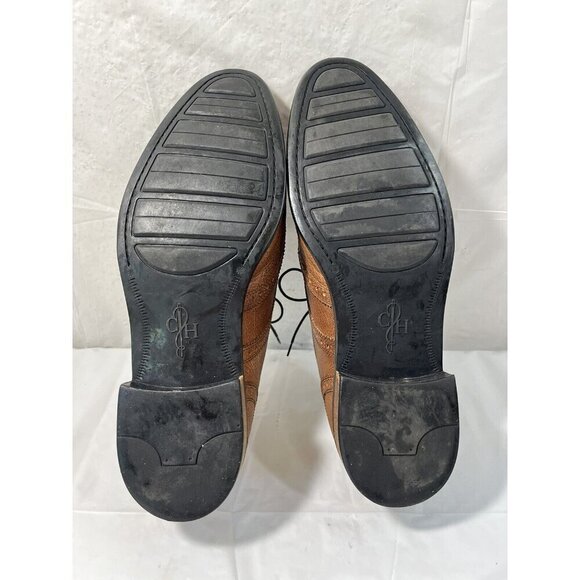 Cole Haan Shoes Benton Leather Wingtip Derby C12362 BrownSize 11M - Picture 4 of 15